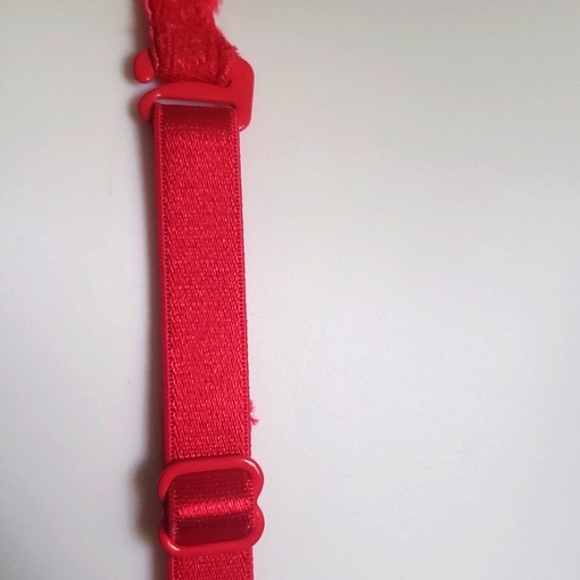 Vtg 90s Victorias Secret Sexy Red Lace Set Bra & Underwear ♥ Size 36B - Picture 11 of 16